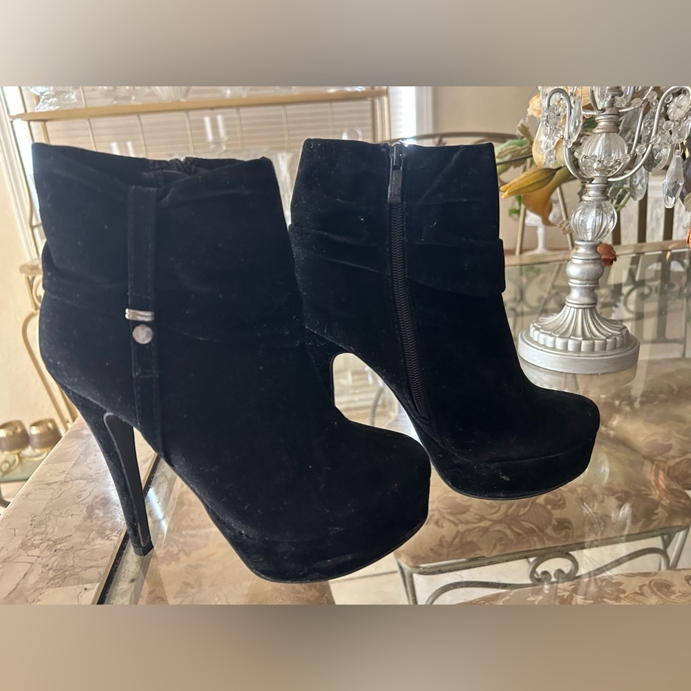 DbDk Fashion Black Boot Pump Heels🖤